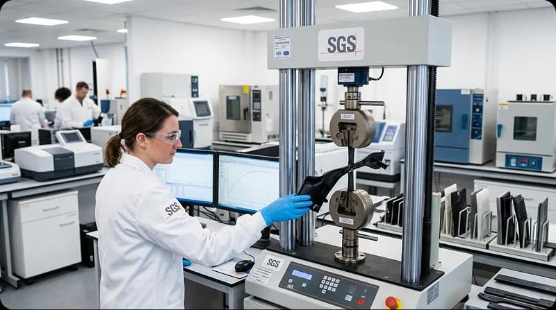 CHEMIX Roxgard PPF undergoing SGS tensile testing