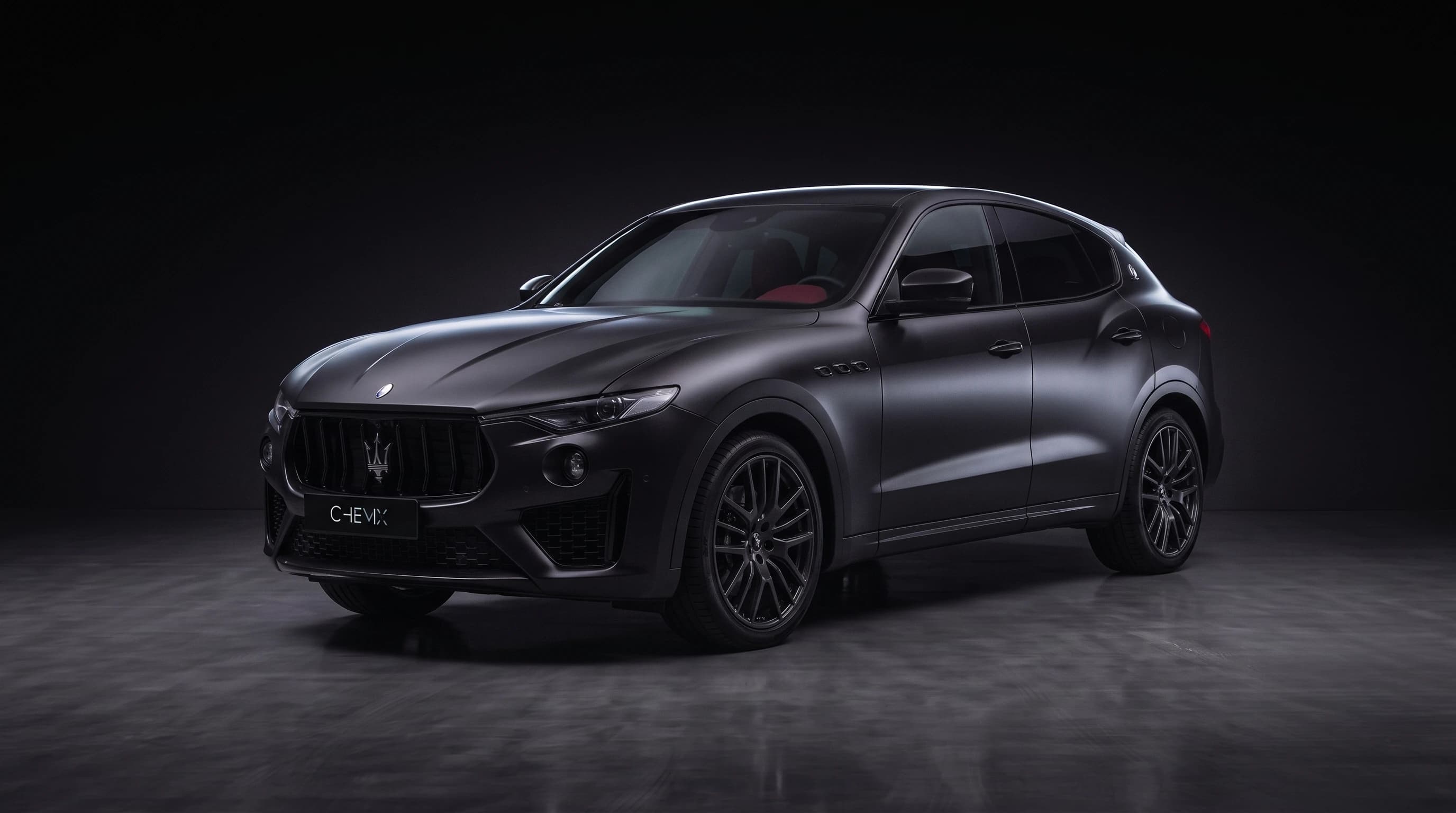The same car front three-quarter finished in Roxgard Matte